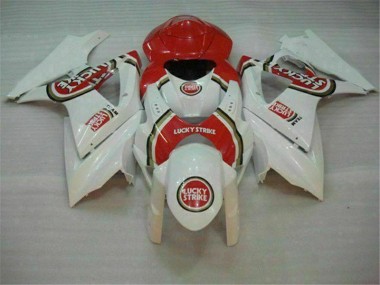 ABS Moto Plástico GSXR 1000 K7 2007-2008 - Rojo Blanco