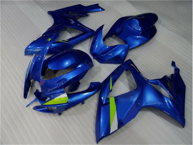 ABS Moto Plástico GSXR 600 / 750 K6 2006-2007 - Azul ABS Moto Plástico GSXR 600 / 750 K6 2006-2007 - Azul