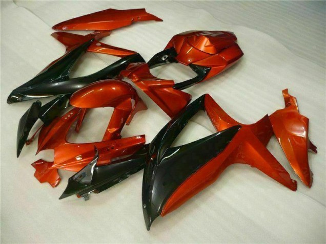 ABS Moto Plástico GSXR 600 / 750 K8 2008-2010 - Rojo Negro ABS Moto Plástico GSXR 600 / 750 K8 2008-2010 - Rojo Negro