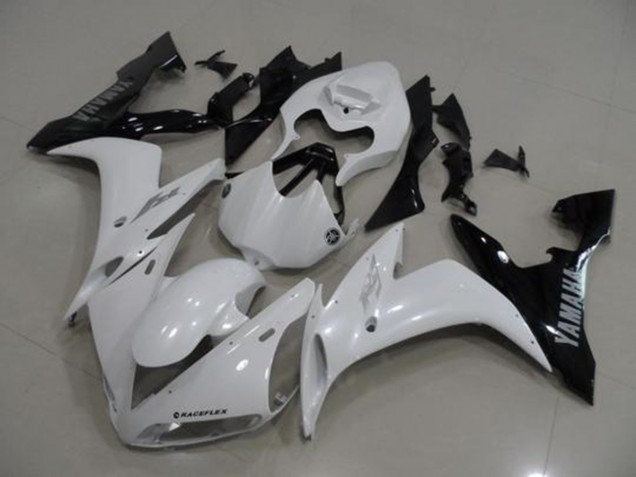 ABS Moto Plástico R1 2004-2006 - Blanco Negro ABS Moto Plástico R1 2004-2006 - Blanco Negro