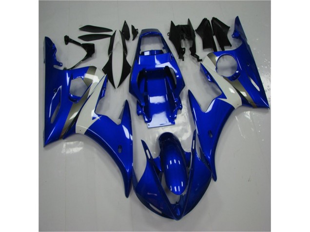 ABS Moto Plástico R6 2003-2005 - Azul Blanco ABS Moto Plástico R6 2003-2005 - Azul Blanco