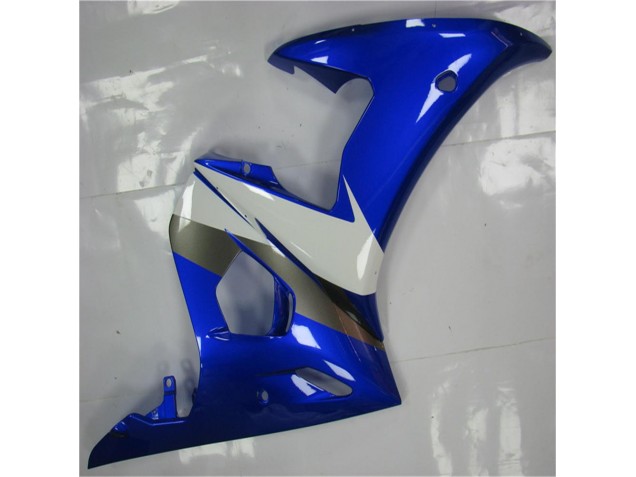 ABS Moto Plástico R6 2003-2005 - Azul Blanco ABS Moto Plástico R6 2003-2005 - Azul Blanco
