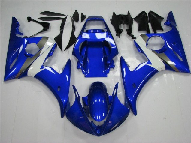 ABS Moto Plástico R6 2003-2005 - Azul Blanco ABS Moto Plástico R6 2003-2005 - Azul Blanco