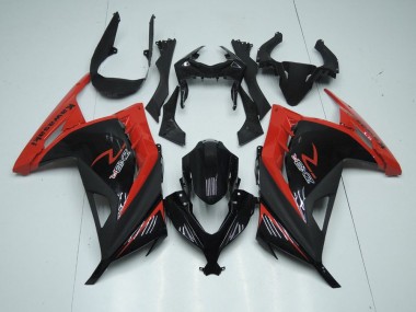 ABS Moto Plástico ZX 300R 2013-2016 - Rojo Negro