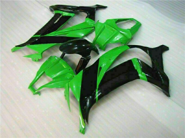 ABS Moto Plástico ZX10R 2011-2015 - Verde Negro ABS Moto Plástico ZX10R 2011-2015 - Verde Negro