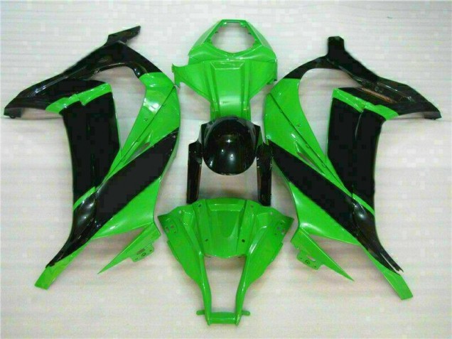 ABS Moto Plástico ZX10R 2011-2015 - Verde Negro ABS Moto Plástico ZX10R 2011-2015 - Verde Negro