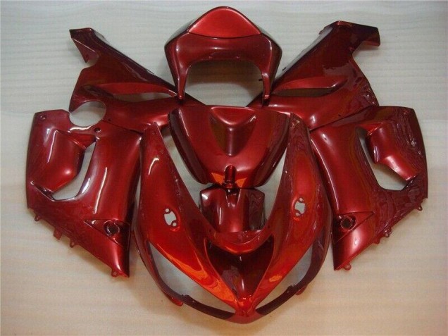 ABS Moto Plástico ZX6R 2005-2006 - Rojo ABS Moto Plástico ZX6R 2005-2006 - Rojo