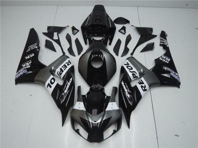 ABS Moto Plásticos CBR 1000 RR 2004-2005 - Gris Negro Repsol ABS Moto Plásticos CBR 1000 RR 2004-2005 - Gris Negro Repsol
