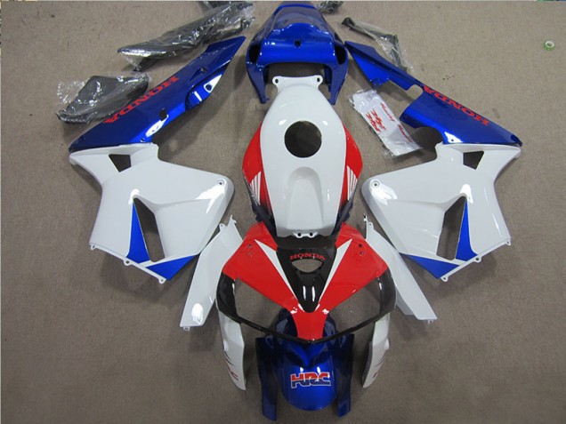 ABS Moto Plásticos CBR 600 RR 2005-2006 - Blanco Azul Rojo HRC ABS Moto Plásticos CBR 600 RR 2005-2006 - Blanco Azul Rojo HRC