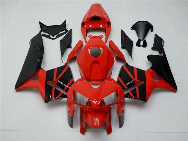 ABS Moto Plásticos CBR 600 RR 2005-2006 - Rojo Negro ABS Moto Plásticos CBR 600 RR 2005-2006 - Rojo Negro