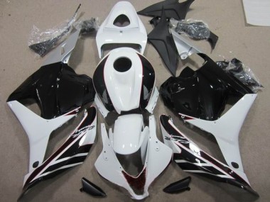 ABS Moto Plásticos CBR 600 RR 2009-2012 - Negro Blanco