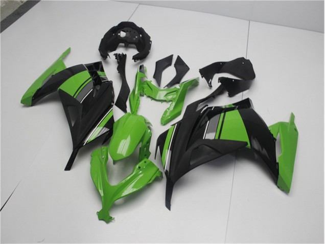 ABS Moto Plásticos EX300 2013-2016 - Verde Negro ABS Moto Plásticos EX300 2013-2016 - Verde Negro