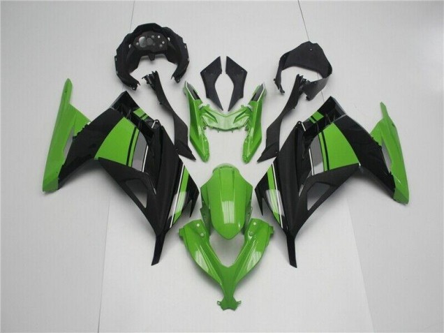 ABS Moto Plásticos EX300 2013-2016 - Verde Negro ABS Moto Plásticos EX300 2013-2016 - Verde Negro
