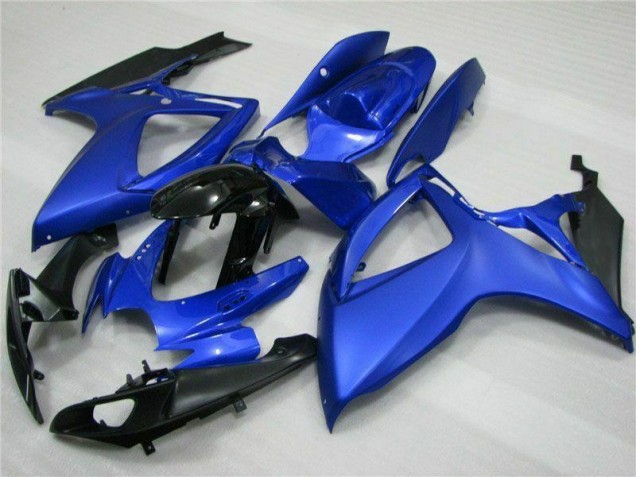 ABS Moto Plásticos GSXR 600 / 750 K6 2006-2007 - Azul Negro ABS Moto Plásticos GSXR 600 / 750 K6 2006-2007 - Azul Negro