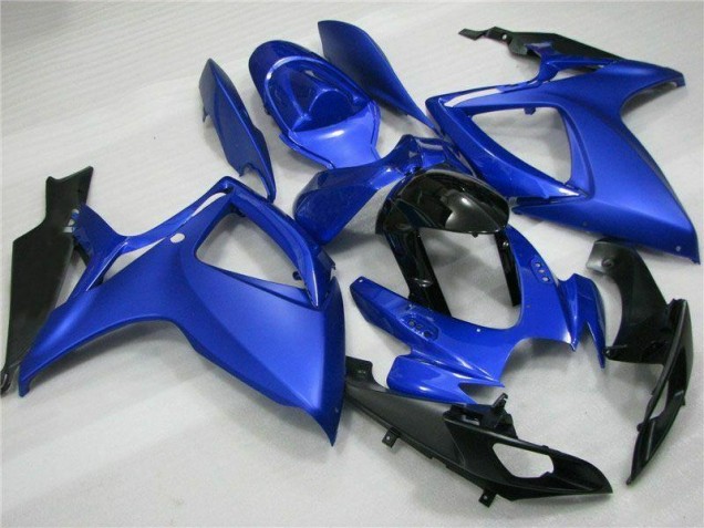 ABS Moto Plásticos GSXR 600 / 750 K6 2006-2007 - Azul Negro ABS Moto Plásticos GSXR 600 / 750 K6 2006-2007 - Azul Negro