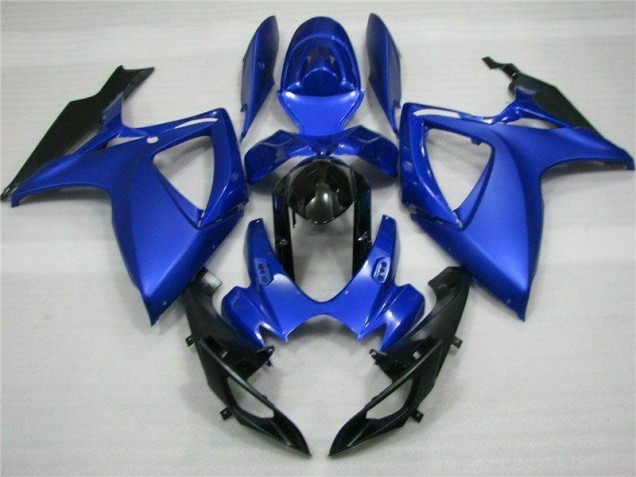 ABS Moto Plásticos GSXR 600 / 750 K6 2006-2007 - Azul Negro ABS Moto Plásticos GSXR 600 / 750 K6 2006-2007 - Azul Negro