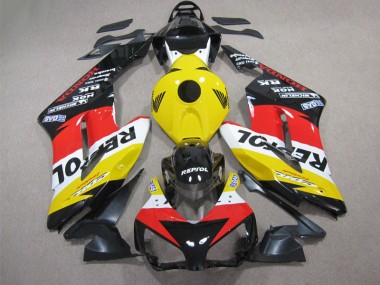 Carenado Moto CBR 1000 RR 2004-2005 - Amarillo Rojo Repsol