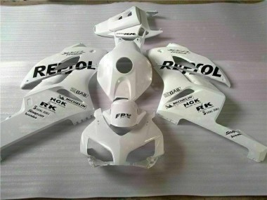 Carenado Moto CBR 1000 RR 2004-2005 - Blanco Negro Repsol