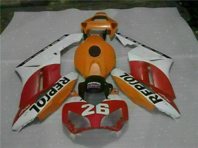Carenado Moto CBR 1000 RR 2004-2005 - Naranja Rojo Repsol 26 Carenado Moto CBR 1000 RR 2004-2005 - Naranja Rojo Repsol 26