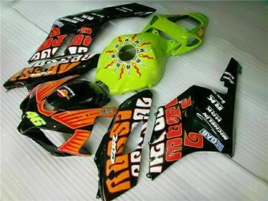Carenado Moto CBR 1000 RR 2004-2005 - Naranja Verde