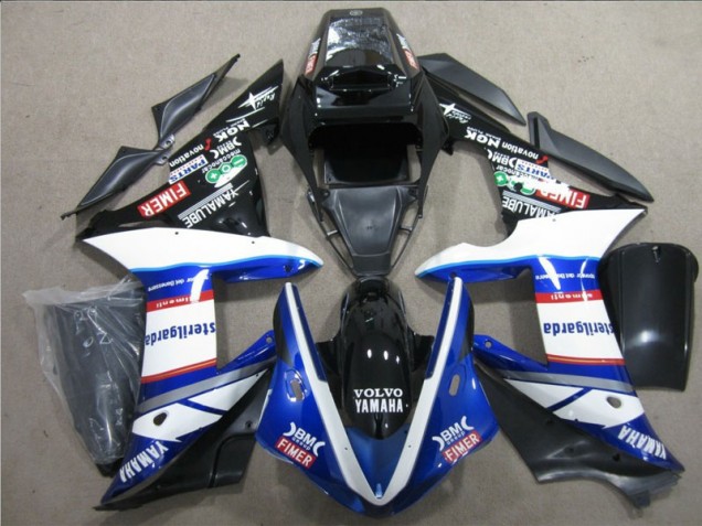 Carenado Moto CBR 1000 RR 2004-2005 - Negro Blanco Azul Sterilgarda Volvo Carenado Moto CBR 1000 RR 2004-2005 - Negro Blanco Azul Sterilgarda Volvo
