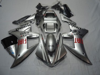 Carenado Moto CBR 1000 RR 2004-2005 - Plata Rojo Fiat