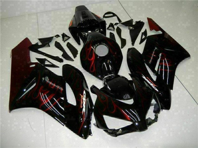 Carenado Moto CBR 1000 RR 2004-2005 - Rojo Llama Negro Carenado Moto CBR 1000 RR 2004-2005 - Rojo Llama Negro