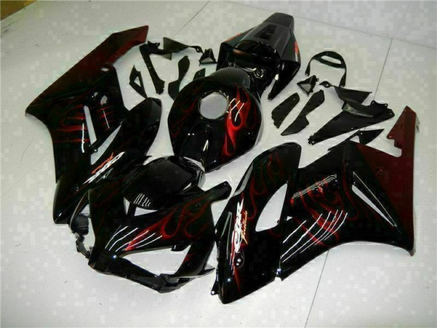 Carenado Moto CBR 1000 RR 2004-2005 - Rojo Llama Negro Carenado Moto CBR 1000 RR 2004-2005 - Rojo Llama Negro