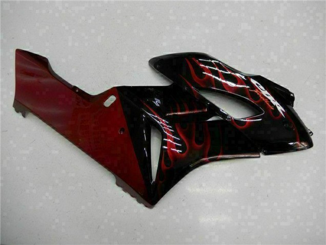 Carenado Moto CBR 1000 RR 2004-2005 - Rojo Llama Negro Carenado Moto CBR 1000 RR 2004-2005 - Rojo Llama Negro