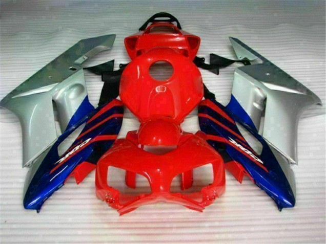 Carenado Moto CBR 1000 RR 2004-2005 - Rojo Plata Azul Carenado Moto CBR 1000 RR 2004-2005 - Rojo Plata Azul
