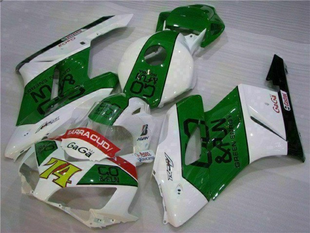 Carenado Moto CBR 1000 RR 2004-2005 - Verde Blanco Carenado Moto CBR 1000 RR 2004-2005 - Verde Blanco