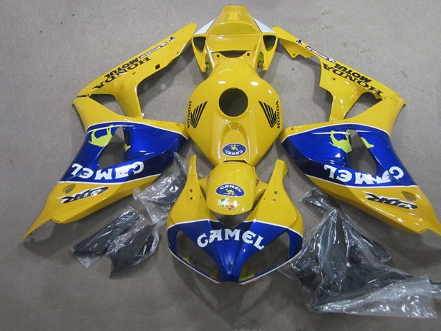 Carenado Moto CBR 1000 RR 2006-2007 - Amarillo Azul Camello Carenado Moto CBR 1000 RR 2006-2007 - Amarillo Azul Camello