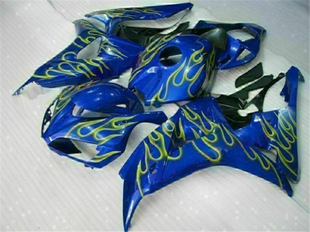 Carenado Moto CBR 1000 RR 2006-2007 - Amarillo Llama Azul Carenado Moto CBR 1000 RR 2006-2007 - Amarillo Llama Azul
