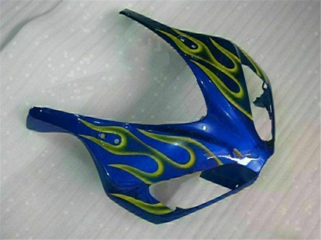 Carenado Moto CBR 1000 RR 2006-2007 - Amarillo Llama Azul Carenado Moto CBR 1000 RR 2006-2007 - Amarillo Llama Azul