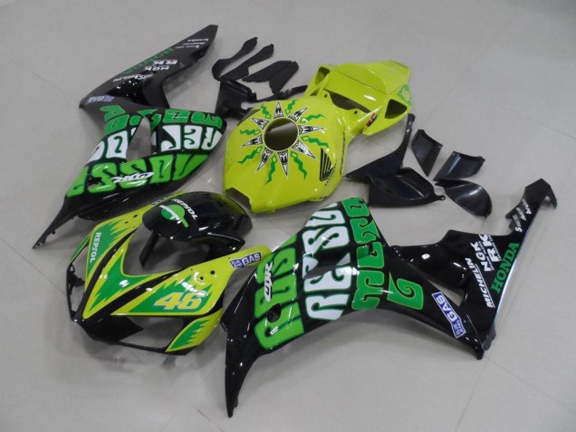 Carenado Moto CBR 1000 RR 2006-2007 - Amarillo Verde Rossi Carenado Moto CBR 1000 RR 2006-2007 - Amarillo Verde Rossi