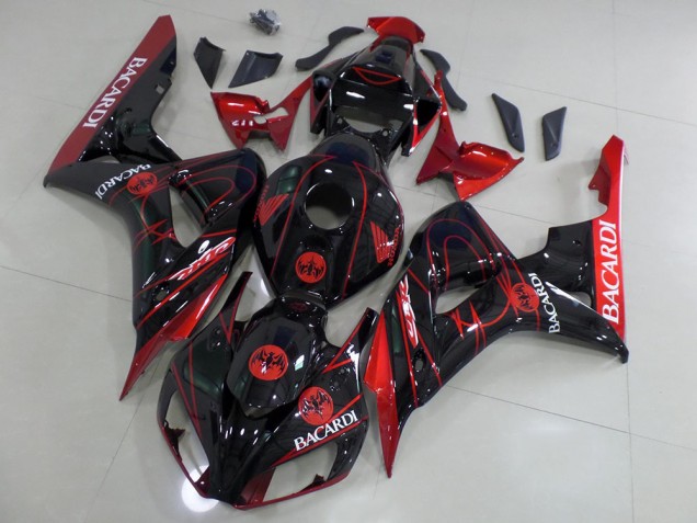 Carenado Moto CBR 1000 RR 2006-2007 - Bacardi Negro Carenado Moto CBR 1000 RR 2006-2007 - Bacardi Negro