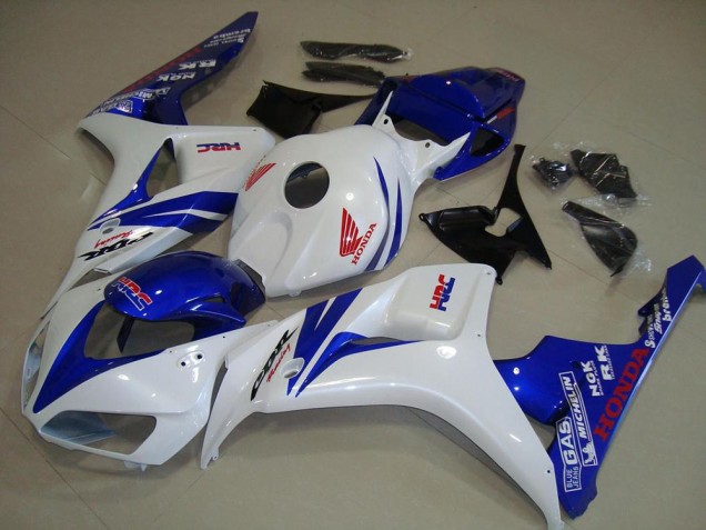 Carenado Moto CBR 1000 RR 2006-2007 - Blanco & Azul Carenado Moto CBR 1000 RR 2006-2007 - Blanco & Azul
