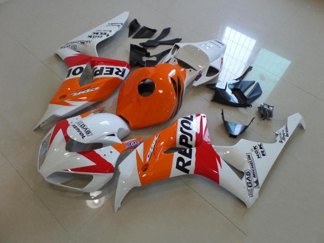 Carenado Moto CBR 1000 RR 2006-2007 - Blanco & Naranja Repsol Carenado Moto CBR 1000 RR 2006-2007 - Blanco & Naranja Repsol