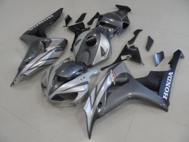 Carenado Moto CBR 1000 RR 2006-2007 - Gris Plata & Negro Mate Carenado Moto CBR 1000 RR 2006-2007 - Gris Plata & Negro Mate