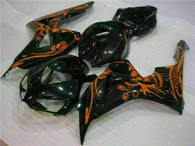 Carenado Moto CBR 1000 RR 2006-2007 - Marrón Negro Carenado Moto CBR 1000 RR 2006-2007 - Marrón Negro