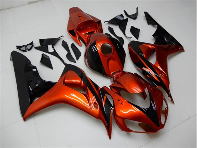 Carenado Moto CBR 1000 RR 2006-2007 - Naranja Negro Carenado Moto CBR 1000 RR 2006-2007 - Naranja Negro
