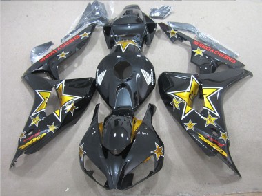 Carenado Moto CBR 1000 RR 2006-2007 - Negro Amarillo ENERGY DRINK