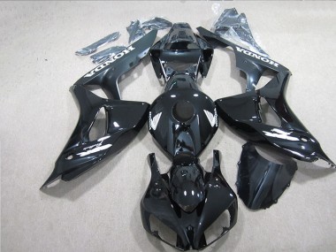 Carenado Moto CBR 1000 RR 2006-2007 - Negro Blanco Calcomanía