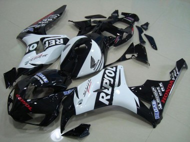 Carenado Moto CBR 1000 RR 2006-2007 - Negro Blanco Repsol