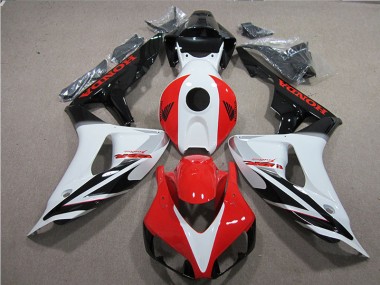 Carenado Moto CBR 1000 RR 2006-2007 - Negro Blanco Rojo Fireblade