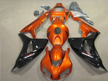 Carenado Moto CBR 1000 RR 2006-2007 - Negro Naranja Fireblade