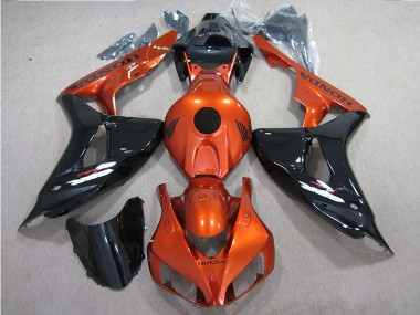 Carenado Moto CBR 1000 RR 2006-2007 - Negro Naranja