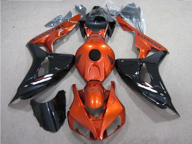 Carenado Moto CBR 1000 RR 2006-2007 - Negro Naranja Carenado Moto CBR 1000 RR 2006-2007 - Negro Naranja