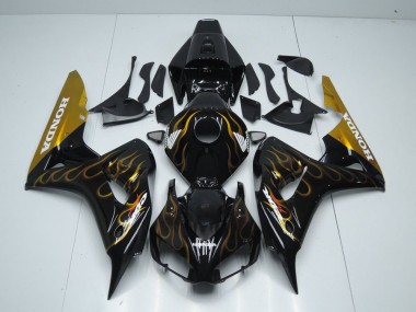 Carenado Moto CBR 1000 RR 2006-2007 - Negro Oro Llama