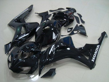 Carenado Moto CBR 1000 RR 2006-2007 - Negro Plata Calcomanías